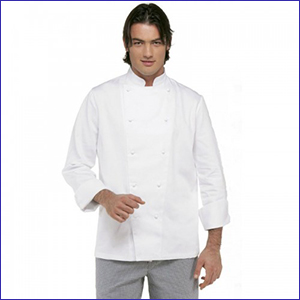 Giacca cuoco in cotone col. bianco art.101 Giblor’s